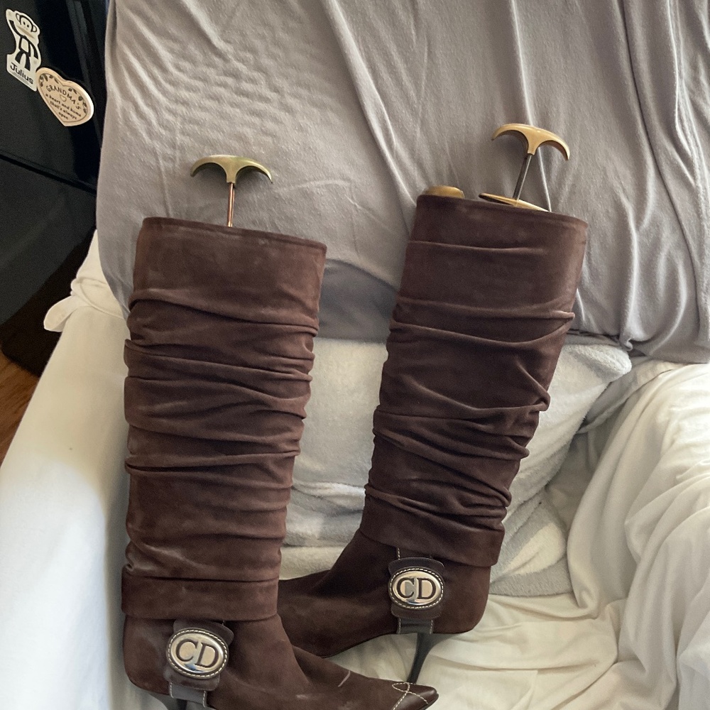 Dior brown boots